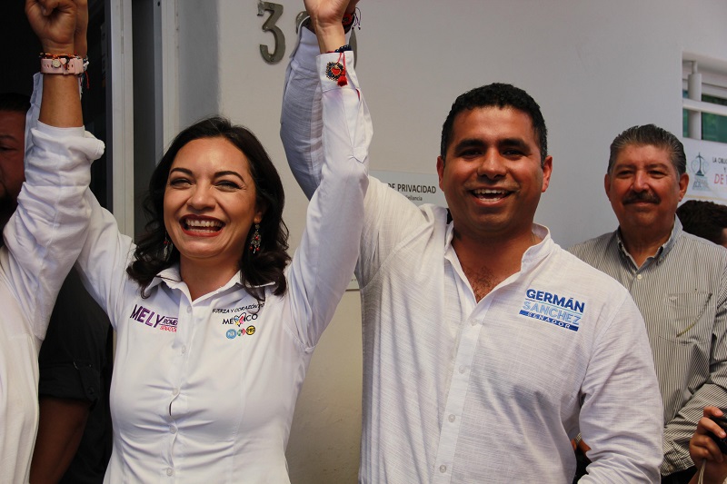 Soberbia del oficialismo los llevará a la derrota: Mely Romero y Germán Sánchez