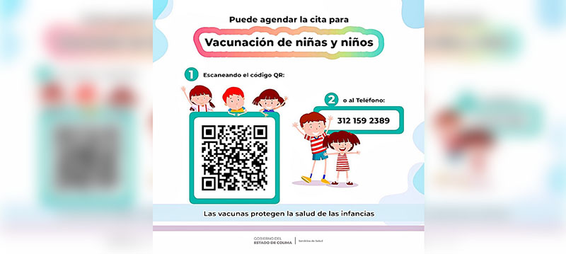 Vacunación es lo más efectivo para prevenir la meningitis: Salud Colima