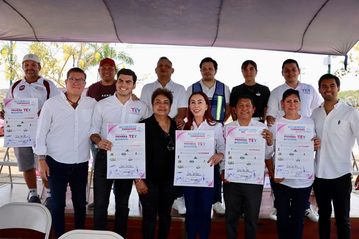 Firman colectivos ciudadanos y Tey Gutiérrez el acuerdo ciudadano “Por amor a la Villa”