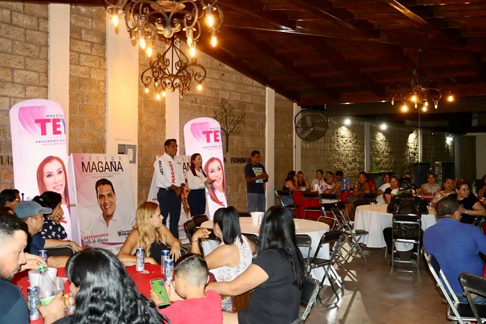 Deportistas de 86 equipos de Vóleibol de la Villa ofrecen respaldar la reelección de TEY