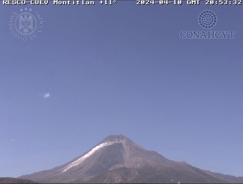 A pesar de que el Volcán de Colima sigue en semáforo verde, UEPC pide respetar zona de exclusión para prevenir emergencias