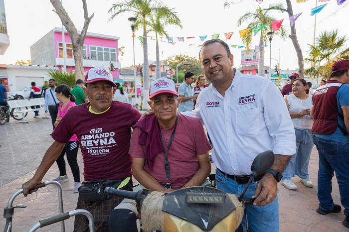 Continuaremos respaldando acciones más incluyentes: Armando Reyna