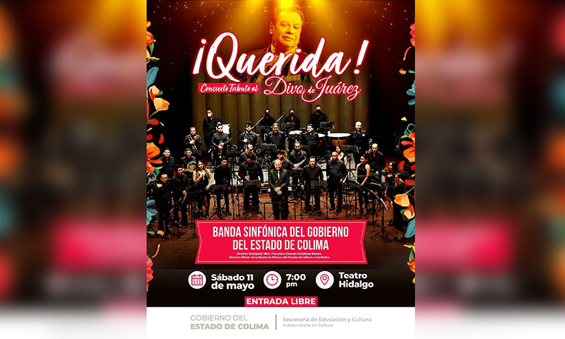 Invitan a celebrar el Día de las Madres con el concierto-tributo a Juan Gabriel, en el Teatro Hidalgo