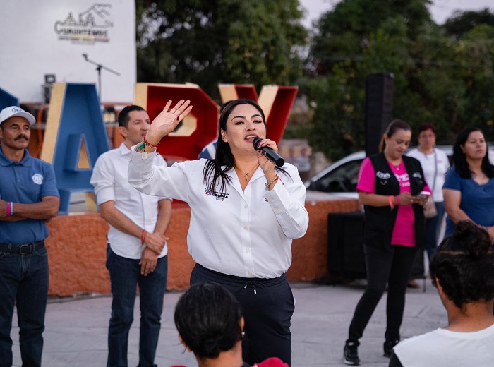 Ocotillo me hizo ganar, la elección pasada y con su voto me hizo presidenta municipal: Gaby Mejía