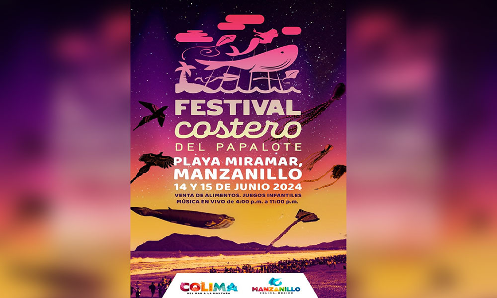 En junio será el 2° Festival Costero del Papalote, en Manzanillo