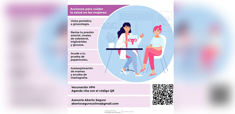 Servicios de Salud ofrecen detección oportuna del cáncer en la mujer