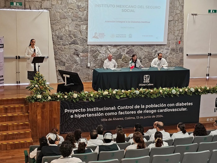 Presenta IMSS Colima proyecto para combatir diabetes e hipertensión