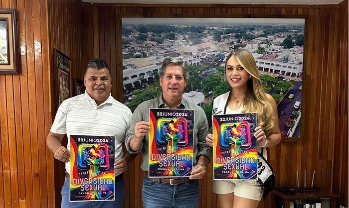 Inician actividades por el Mes del Orgullo LGBTQI+ en Tecomán