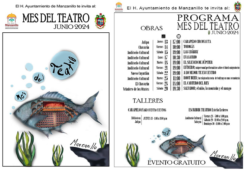 Ayuntamiento de Manzanillo realizará “El mes del Teatro”
