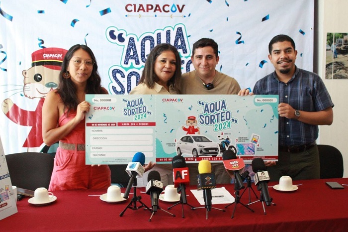 Ciapacov anuncia Aquasorteo 2024; los premios son un automóvil y una motocicleta los primeros lugares