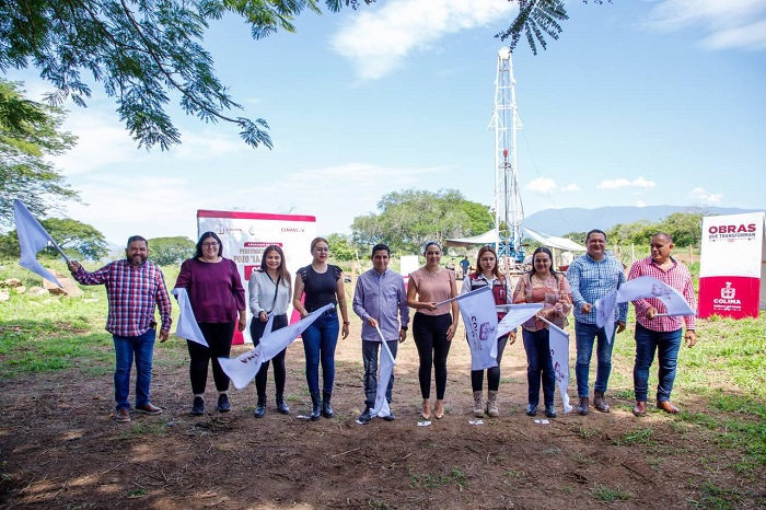 Gobierno de Colima arranca #ObraQueTransforma en VdeÁ; se construye pozo profundo con inversión de 6.1 mdp