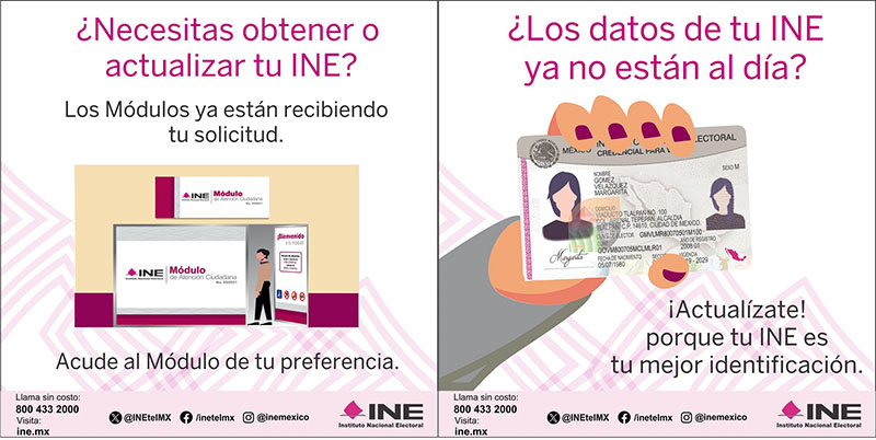 Para solicitar la Credencial para Votar se deben presentar sólo tres documentos: INE