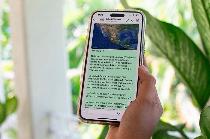 Canal de difusión de ‘Balto’ informa en tiempo real sismos en el estado de Colima