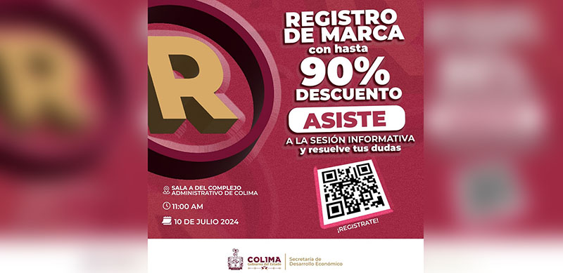 Sedeco invita a la sesión gratuita ‘Registra tu Marca o Slogan con 90% de Descuento’