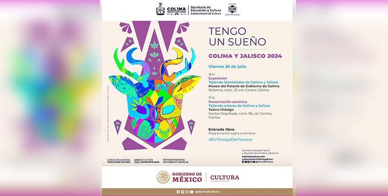 Subsecretaría de Cultura anuncia el inicio de ‘Tengo un sueño Colima y Jalisco 2024’