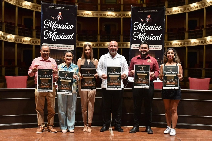 Concierto gratuito con músicos internacionales en el Teatro Hidalgo, para despedir al director de la Sinfónica de Colima