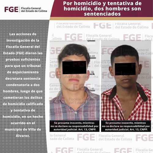 Por homicidio y tentativa de homicidio, dos hombres son sentenciados