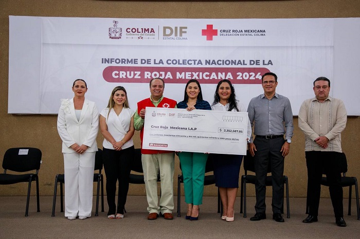 Gobernadora Indira Vizcaíno encabeza clausura de Colecta de la Cruz Roja 2024; se recaudaron más de 2.3 mdp