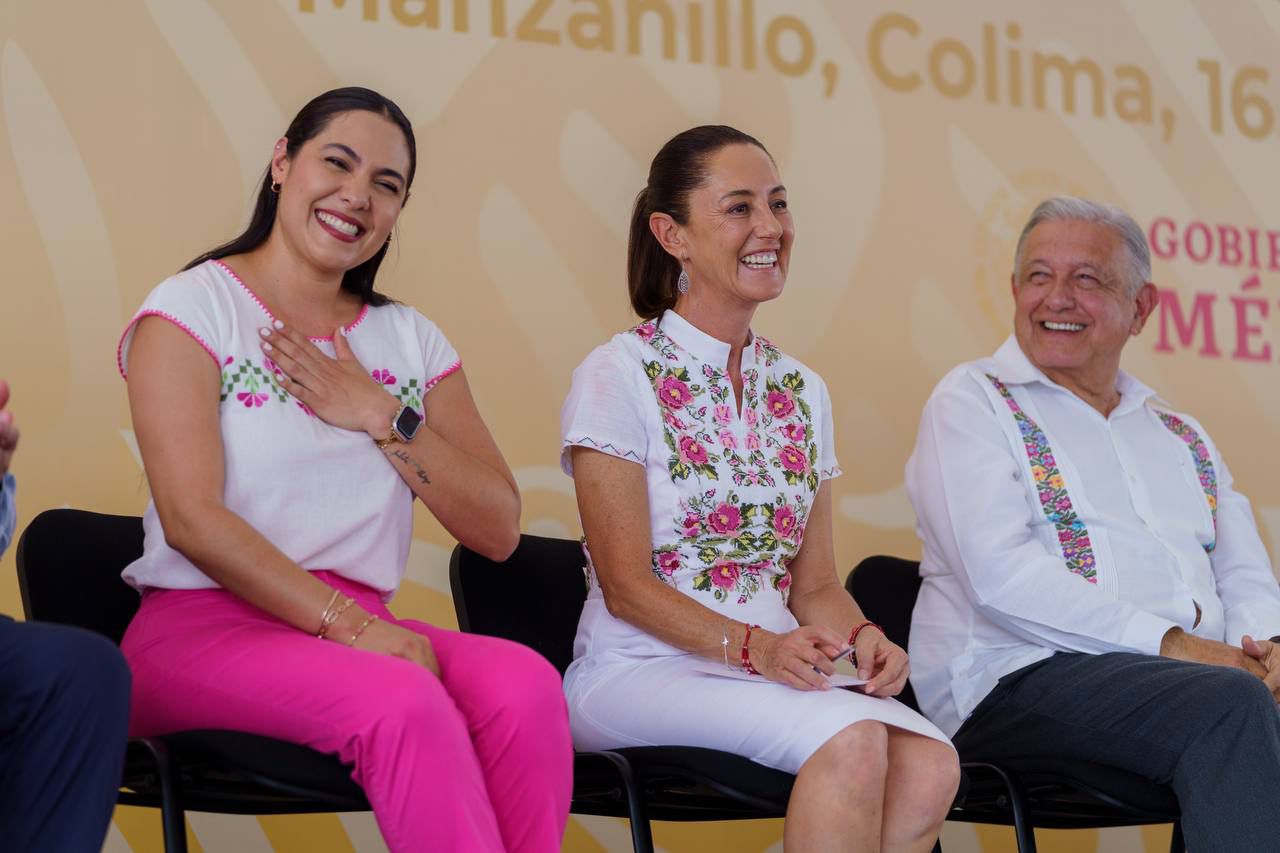 Indira agradece a AMLO por todas sus obras y acciones para Colima; reitera respaldo a Sheinbaum para seguir transformando al país