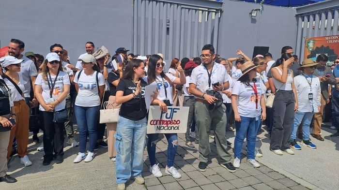 Trabajadores del Poder Judicial de la Federación en Colima se unen al paro nacional