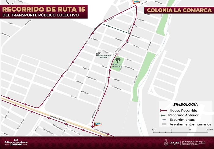 Subsemov Colima modifica trayecto de ruta 15 para atender a habitantes de ‘La Comarca’