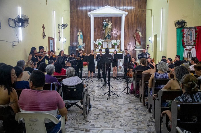Maravillosa velada musical ofreció la Camerata “Mar de Fondo” en el Templo de San José