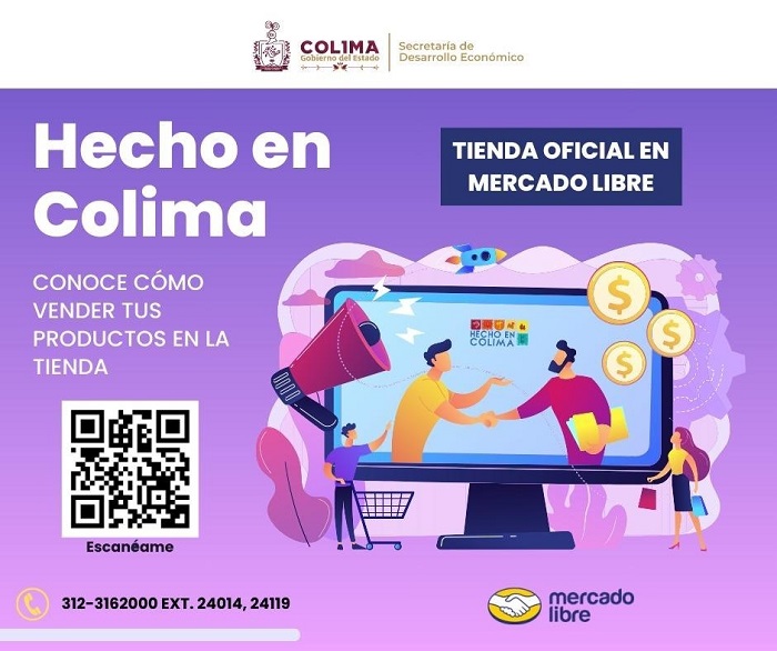 Sedeco invita a formar parte de la tienda en línea ‘Hecho en Colima’, en Mercado Libre