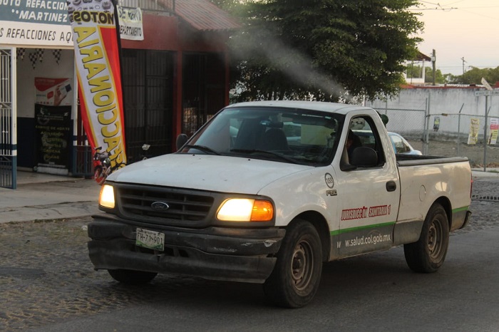 Este martes será en Armería y Tecomán la fumigación contra el dengue: Salud Colima