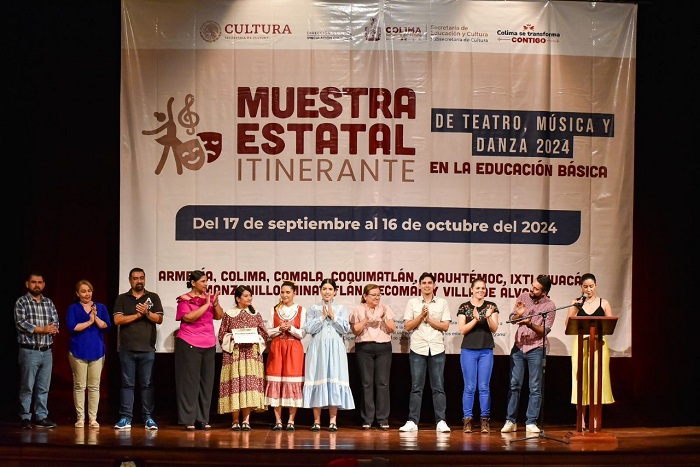 Cultura Colima clausuró la Muestra Estatal Itinerante de Teatro, Música y Danza 2024 en el Teatro Hidalgo