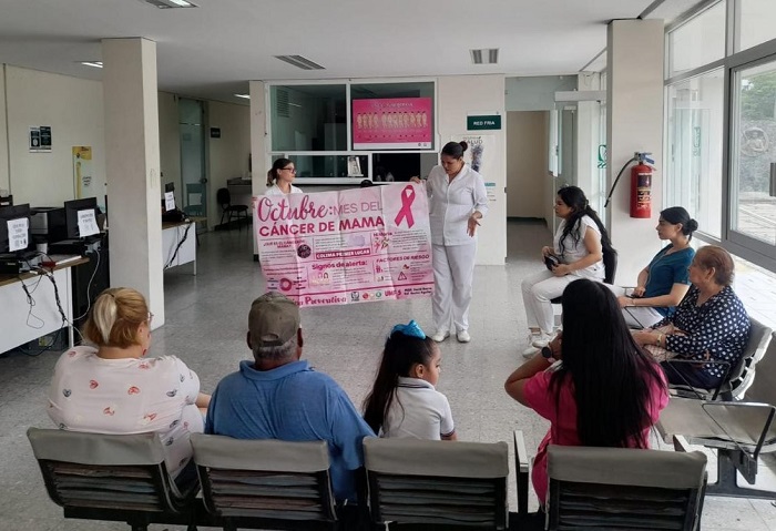 Intensifica IMSS Colima acciones preventivas para detectar y tratar oportunamente el cáncer de mama