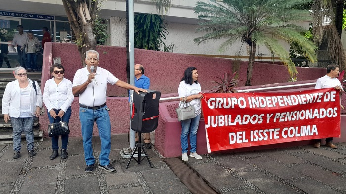 Jubilados y Pensionados Independientes del ISSSTE exigen a esta institución atención médica oportuna