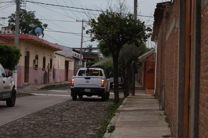 Salud Colima fumiga contra el dengue este lunes en 5 municipios y el martes en seis