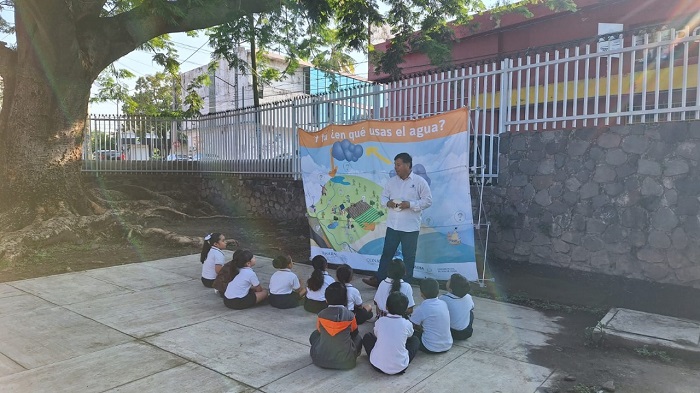 Educación Colima y Ciapacov promueven el cuidado del agua en escuelas primarias