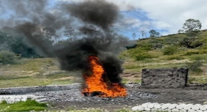 FGR destruye más de una tonelada y media de narcóticos y objetos del delito en Colima, Guerrero y Estado de México