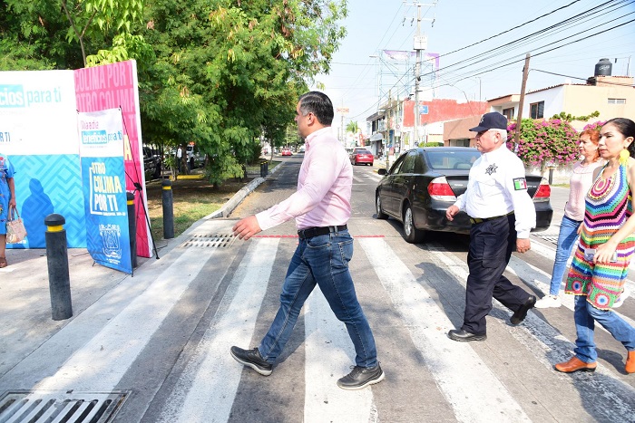 Con pinta de señalización vial Riult Rivera mejora la seguridad en el municipio