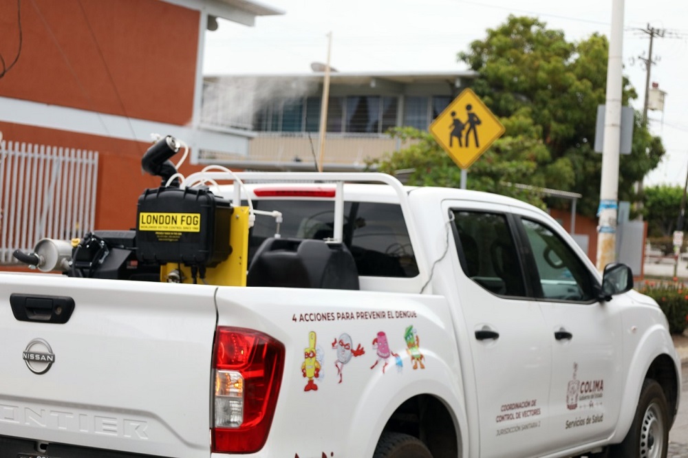 Lunes y martes, Salud fumiga contra el dengue en Colima, Tecomán y Manzanillo