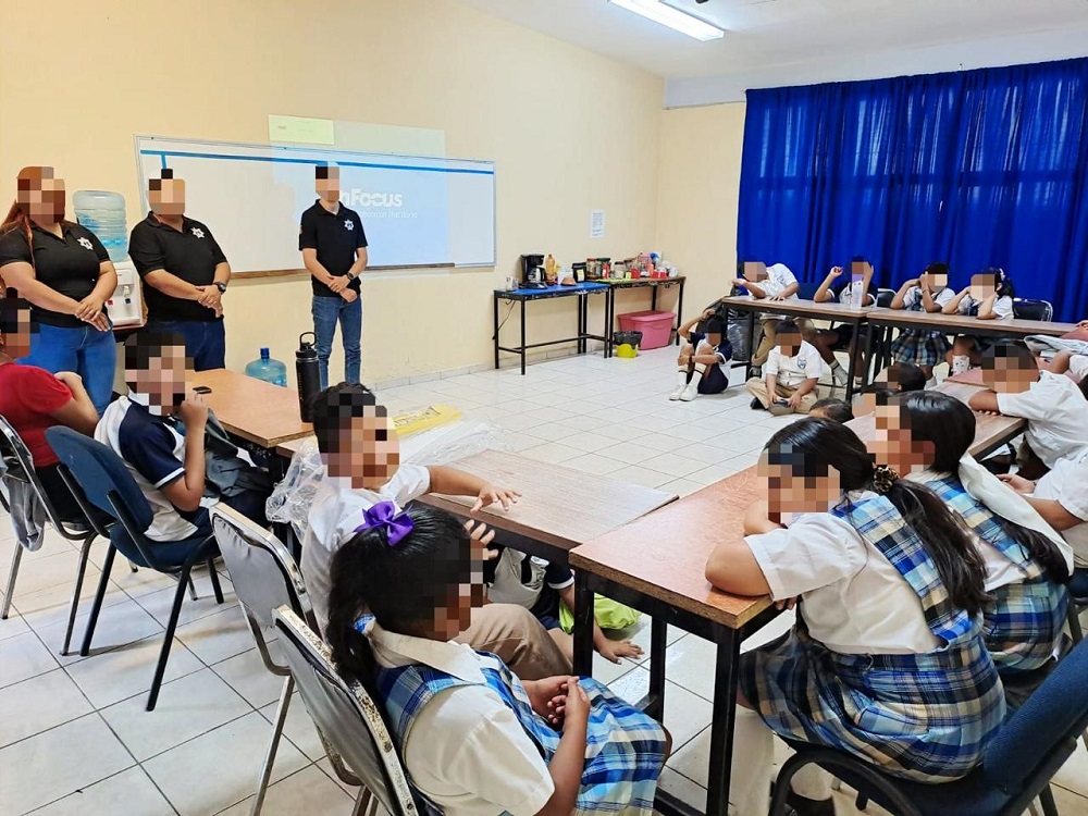 Secretaría de Seguridad Pública refuerza la prevención de conductas delictivas en el ámbito escolar