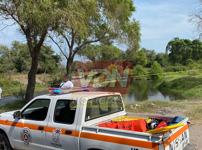 Rescatan cuerpo flotando en el río por la colonia Bayardo en Tecomán