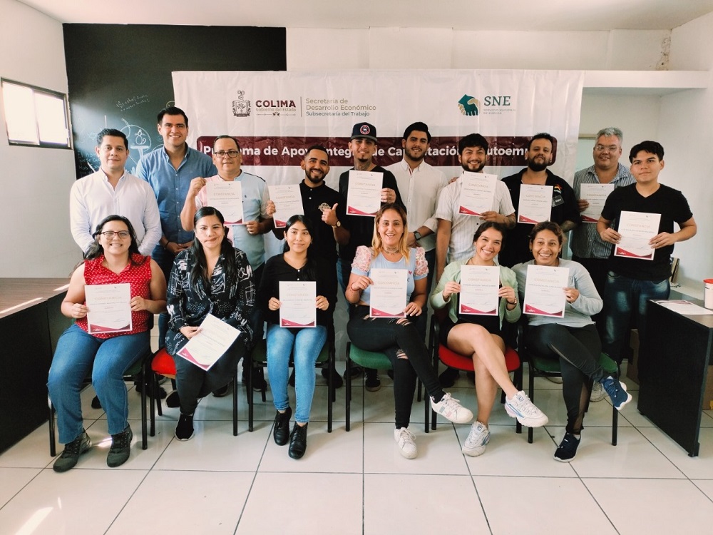 Gobierno Colima ofrece capacitación para generar empleo a jóvenes