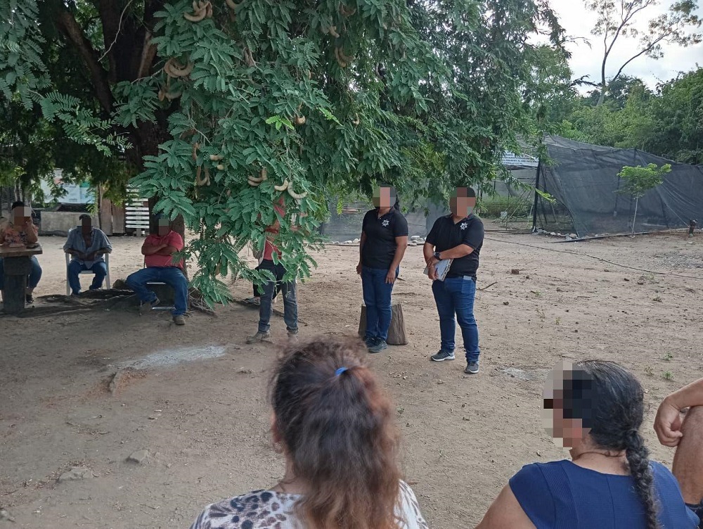 Con Programa Vecino Vigilante, SSP capacita a Comunidad de Aprendizaje Campesino, en Coquimatlán