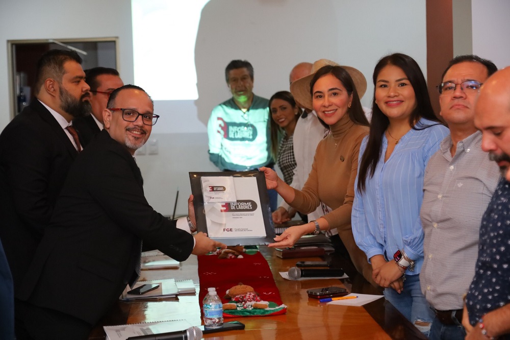 Fiscal general del estado presenta Tercer Informe de Labores