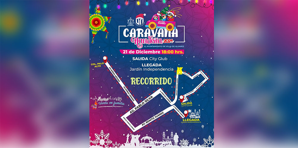 Invita Tey a presenciar Caravana Navideña
