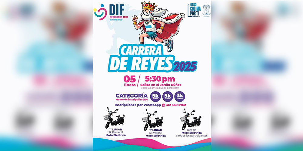 Invita Riult Rivera a la carrera de Reyes