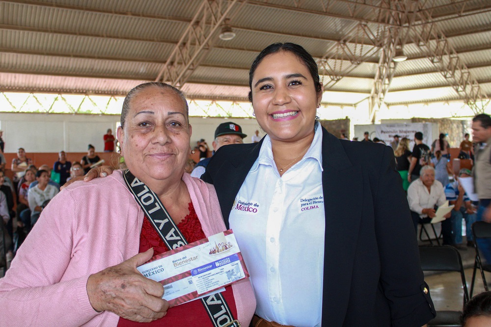 Del 6 al 25 de enero, entrega de tarjetas de la Pensión Mujeres Bienestar a 4,505 colimenses que se registraron en octubre: Rosario Silva
