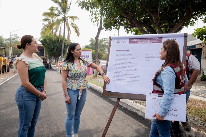 Gobernadora Indira Vizcaíno supervisó #ObraQueTransforma Coquimatlán