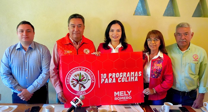 Mely Romero presenta 12 propuestas y 10 programas para Colima