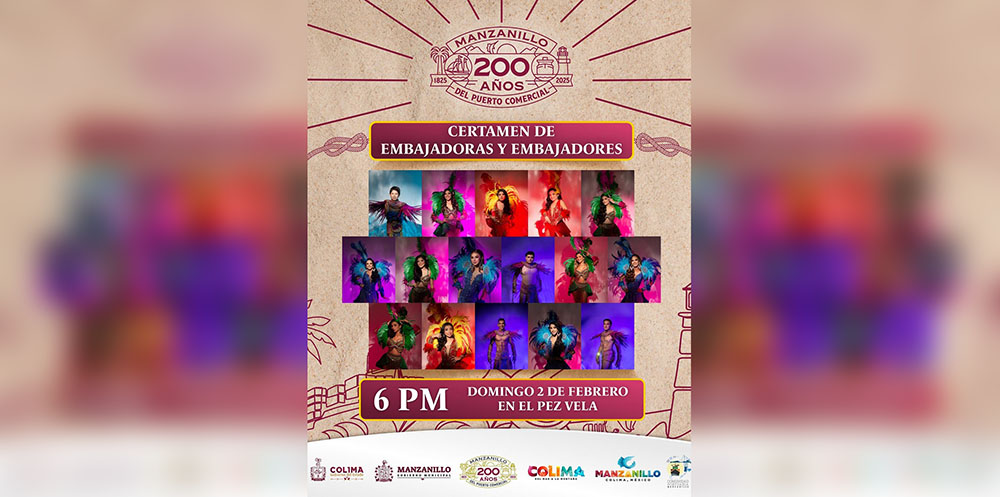 Este domingo tendremos embajadoras y embajadores del Carnaval 200 años del Puerto
