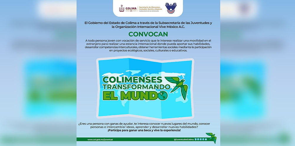 Subsejuv impulsa movilidad internacional para jóvenes colimenses