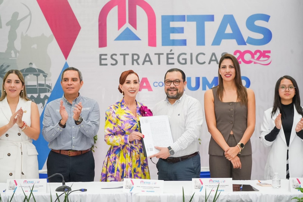 Presenta Tey Gutiérrez 408 Metas Estratégicas para el año 2025