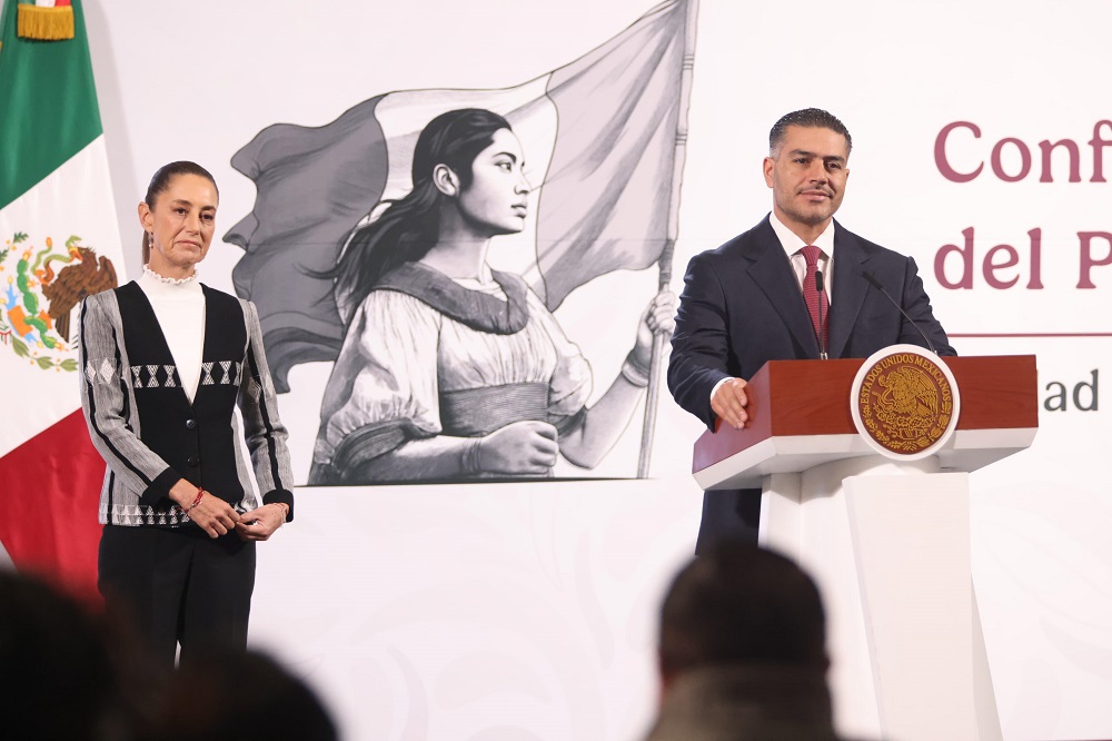 Presidenta Claudia Sheinbaum destaca reducción de 28.7 por ciento en promedio diario de víctimas de homicidio doloso entre 2018 y 2025